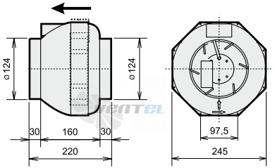 Rosenberg RS 125L - описание, технические характеристики, графики